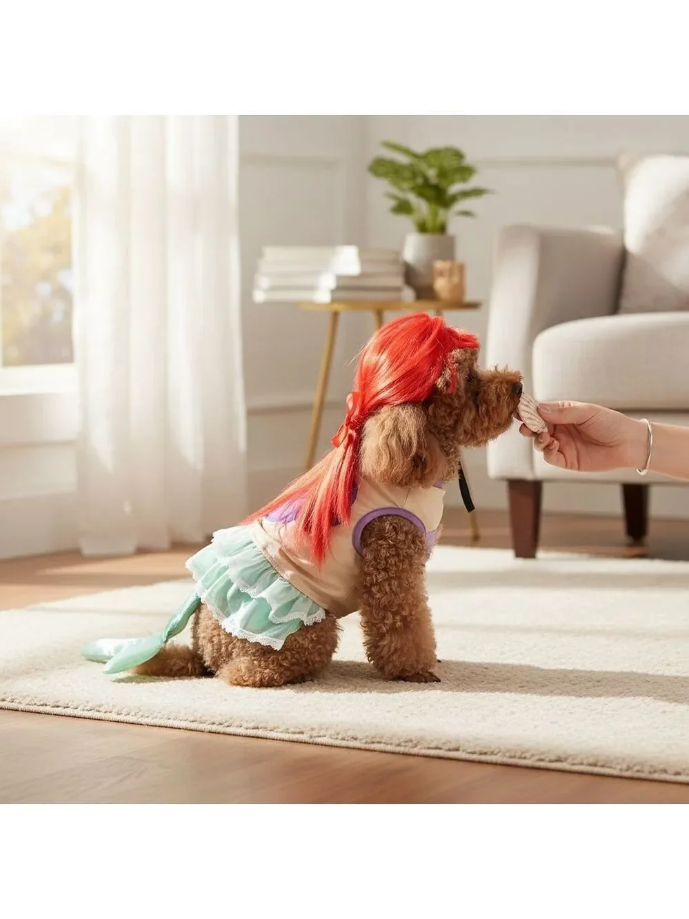 Disney Princess Ariel The Little Mermaid- SMALL Dog Halloween Costume